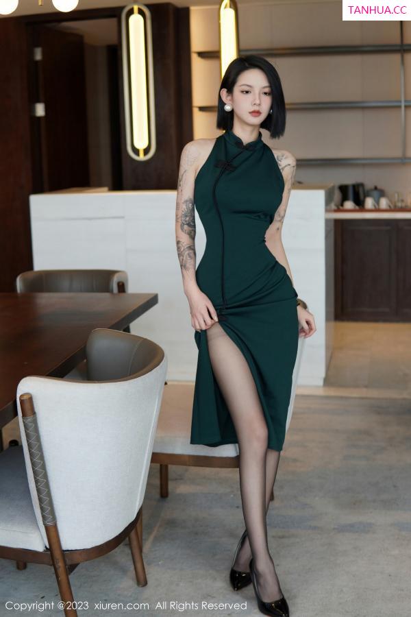   [XiuRen]高清写真图 2023.02.02 No.6205 乔一一 黑丝美腿第9张图片